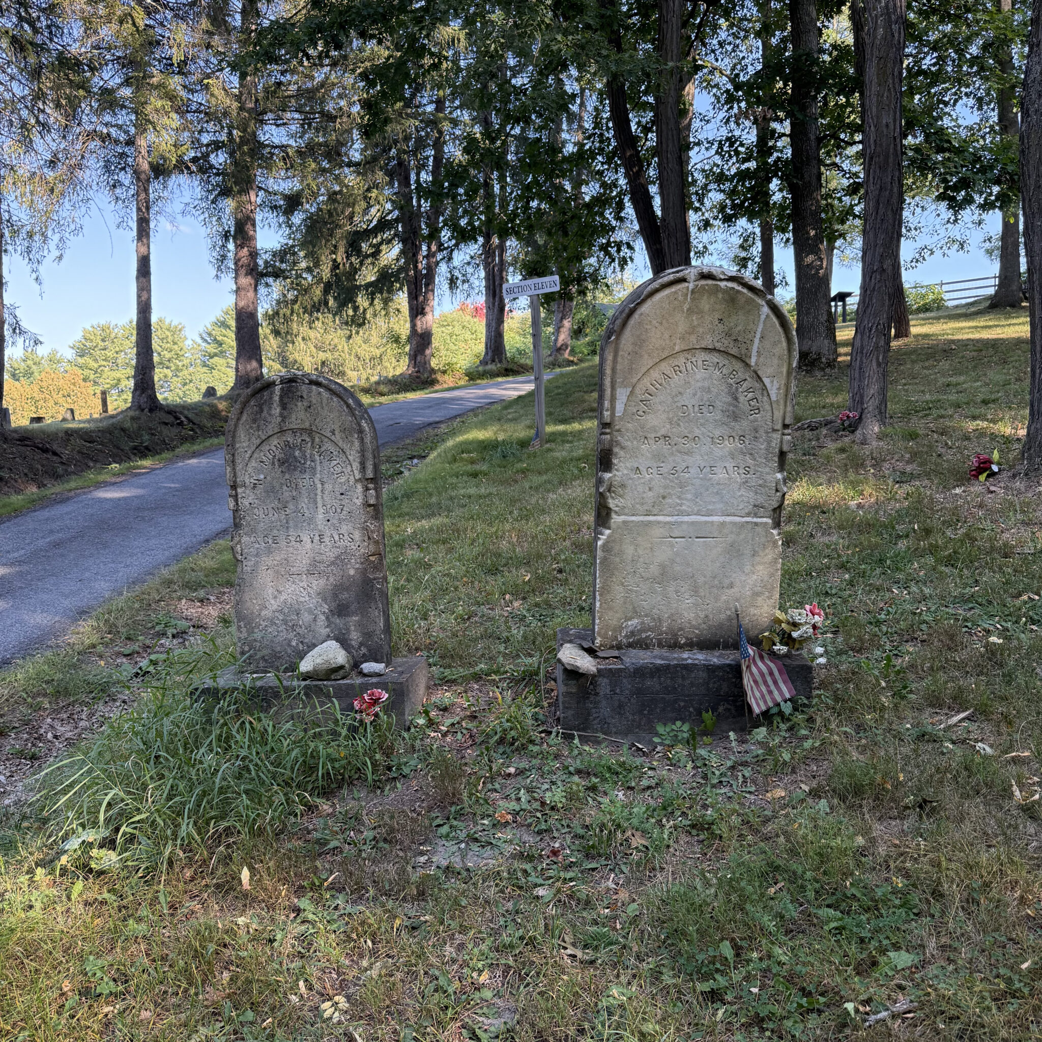 Portion of Section Eleven Remaining Headstones
