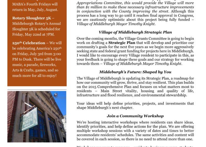 Spring 2026 Newsletter